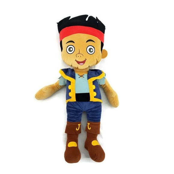 Jake of the Neverland Pirates Peter Pan Doll Boy Plush Toy by Disney 29" - Picture 1 of 9
